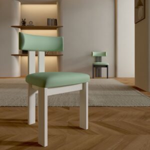 Soft three-legged chair