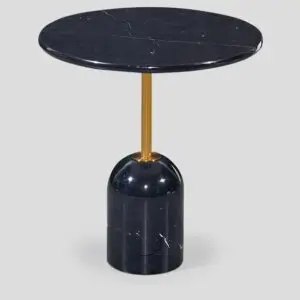 marble round edge table