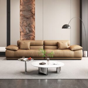 Brown Leather Sofa New